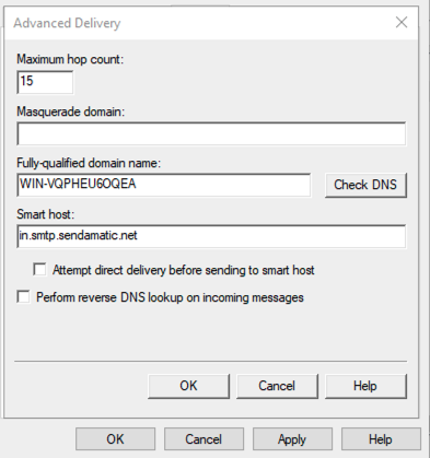 IIS SMTP Virtual Server